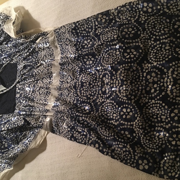 NWT Gorgeous silver n navy dress - Picture 7 of 10
